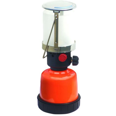 CAMPING-LAMPE MIT GASVERSORGUNG