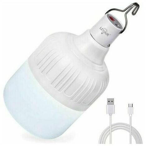 Camping Lantern, Camping Lamp with USB Rechargeable 60W 5000 Lumens 5 Modes Dimmable Pendant Lamp, Portable Lamp for Camping Patio Garden BBQ Ephe