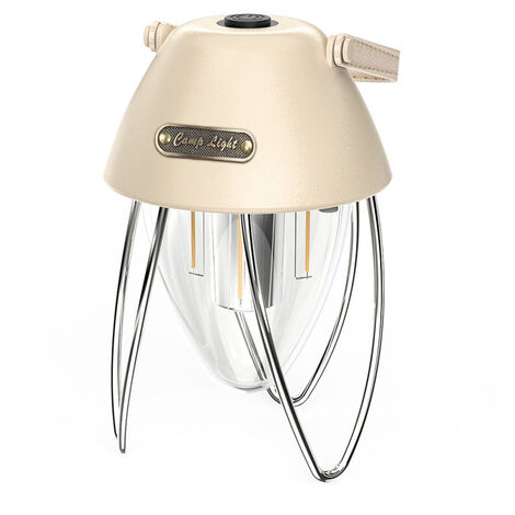 Camping Lantern Rechargeable  LED Camping Light  for Outdoor Gardenoff white