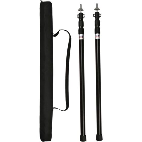 Camping tent pole, 230 cm, made of thick aluminum alloy, tent support poles, beach shelter, awning, camping shelter, hiking