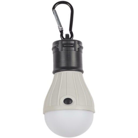 CAMPINGLAMPE, hellgrau, batteriebetrieben, Hängelampe