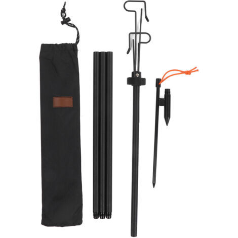 Campinglaternenständer, faltbare Laternenstange aus Aluminiumlegierung, leichtes und vielseitiges Campingzubehör.