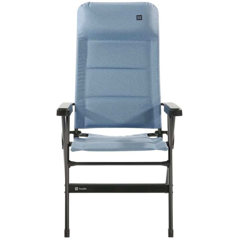 Campingstuhl Lago Comfort Verstellbar Blau Travellife