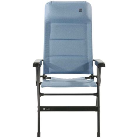 Campingstuhl Lago Comfort Verstellbar Blau Travellife