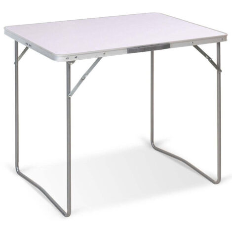 Campingtisch weiß 80x60 cm