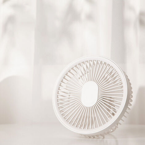 Campingventilator, mit Nachtlicht, bequemes Aufladen, kann aufgehängt oder hingestellt werden, Mini-USB-Ventilator