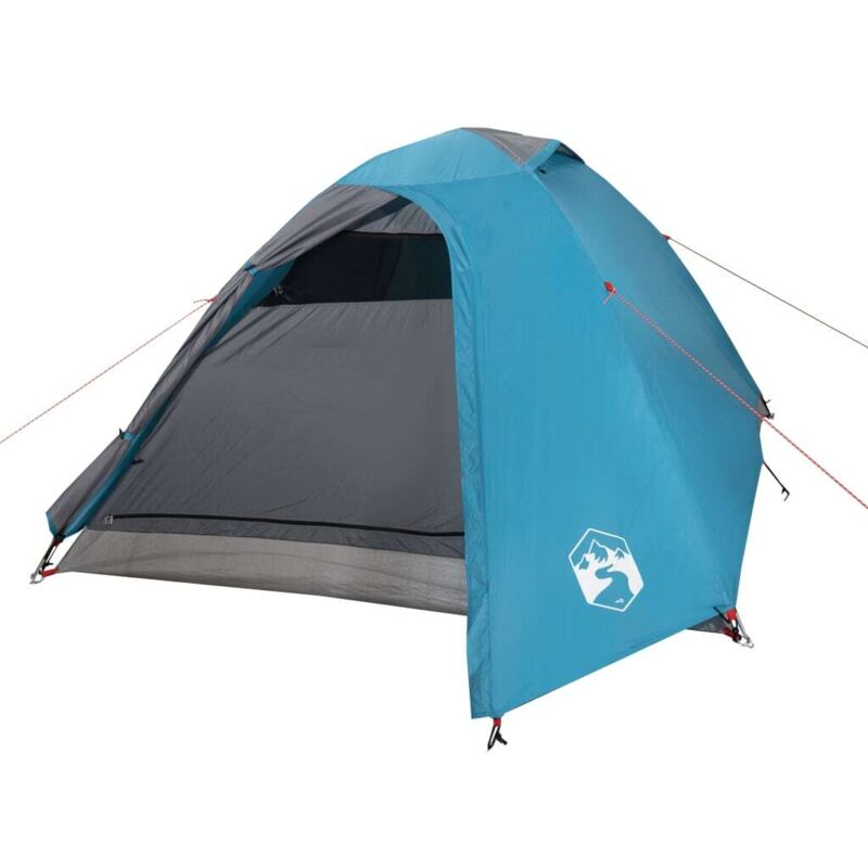 Kuppel-campingzelt 3 Personen Blau Wasserdicht - Vidaxl
