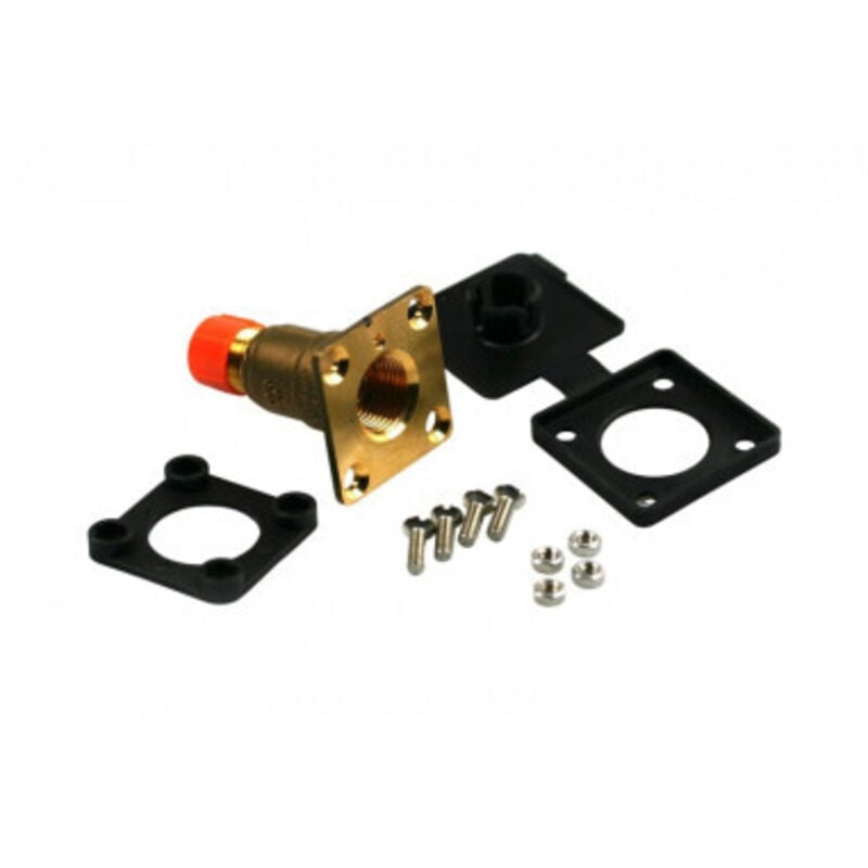 Campko Boîte de Transfert Noire Sortie Droite Remplissage Facile Bouteille gpl Camping-car