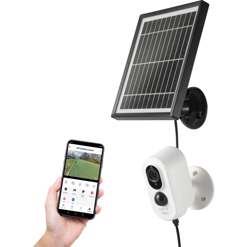 Sygonix - Caméra de surveillance SY-5177732 Wi-Fi ip 1920 x 1080 pixels