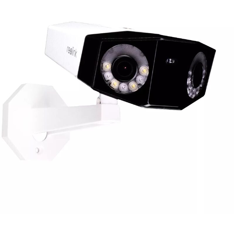 Ultra Secure - fin de série] Caméra PoE Double objectif - Intelligente / 2K 4MP / Vision nocturne / Grand angle / IP66 (Reolink)