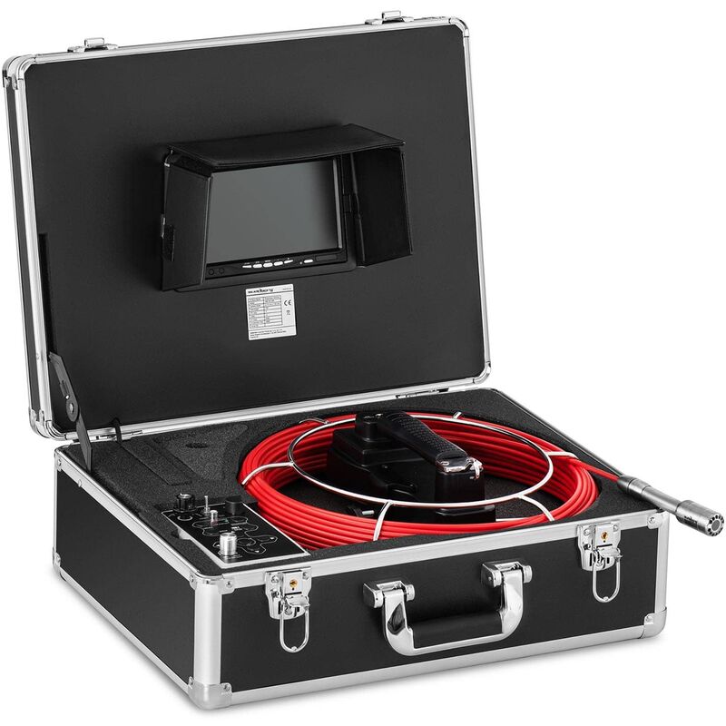 Caméra inspection canalisation - 20 m - 12 LED - écran 7 pouces