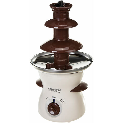 Camry CR 4457 Fontaine à chocolat électrique, cascade à 3 niveaux 190 W Blanc
