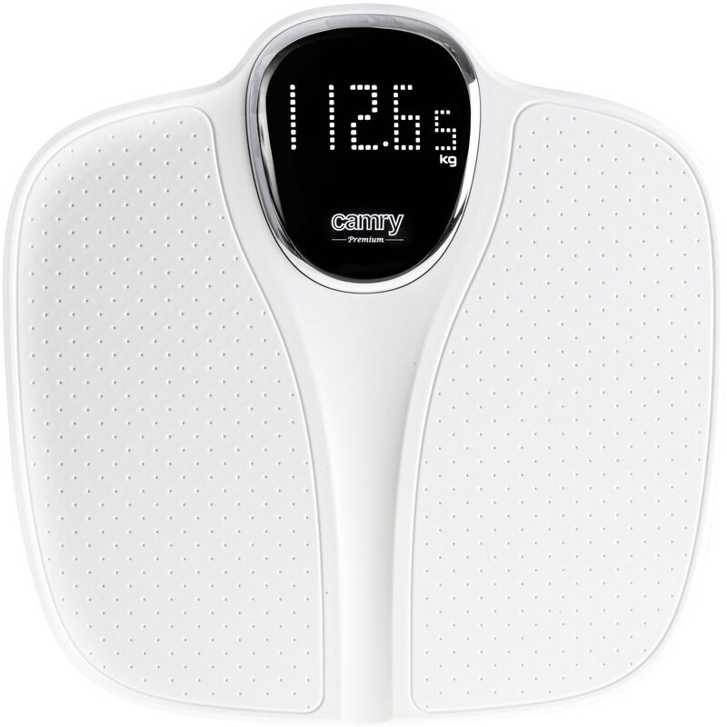 CR8171W Pèse-personne Numérique Haute Précision 180 kg, Écran lcd, Arrêt Automatique Blanc - Camry
