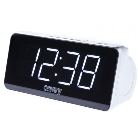 Camry Premium CR 1156 despertador Reloj despertador digital Negro, Gris