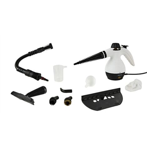Camry Premium CR 7021 Nettoyeur vapeur portable 0,35 L 1500 W Noir, Blanc