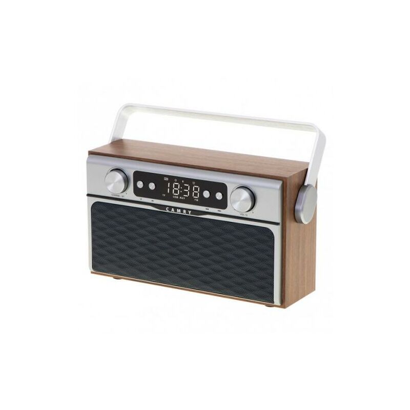 

Radio Fm Bluetooh 5.0 Usb Y Tarjeta Sd 16w Aux 50 Memorias Bateria 2600mah 2 Altavoces