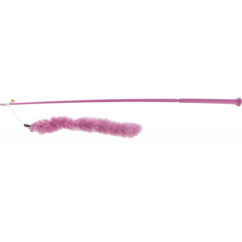 

Caña de pescar XXL con boa de plumas, tamaño 65 cm. para gatos.