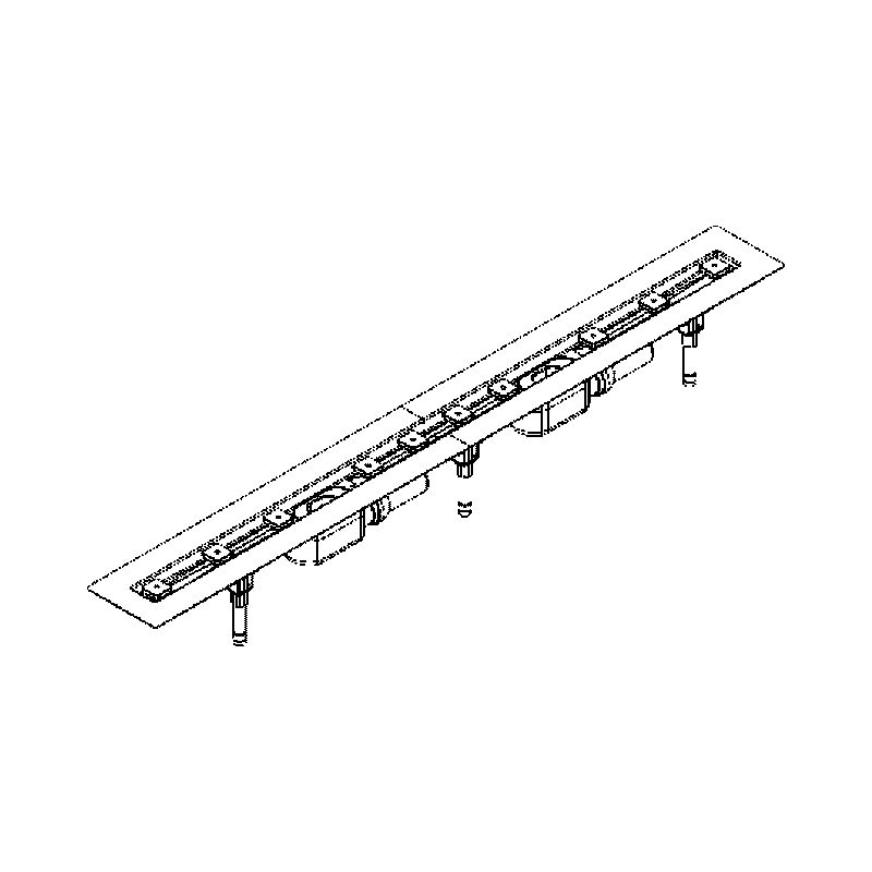 

Canal de ducha DALLMER CeraLine F 1600mm, 524041, DN 50 Altura total 110mm - 524041