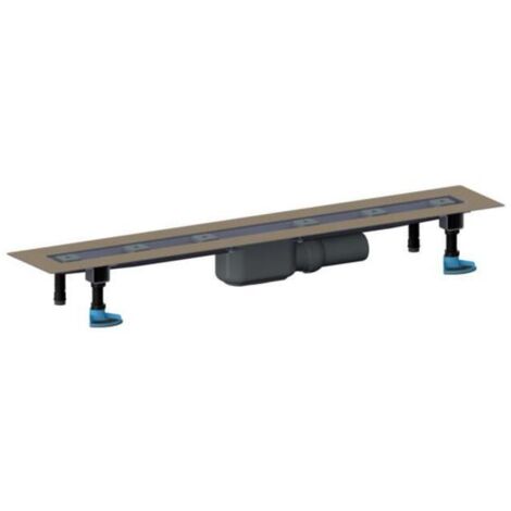 Canal de ducha DALLMER CeraLine PLAN F 900mm, DN 50 Altura total
