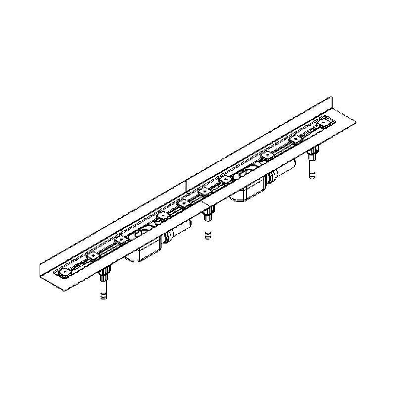 

Canal de ducha DALLMER CeraLine W 1500mm, 524119, DN 50 Altura total 110mm - 524119