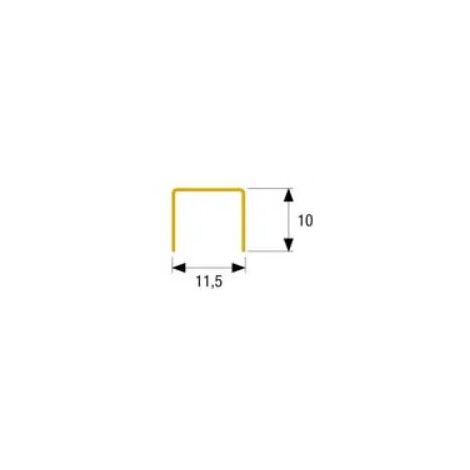CANALE GUIDA ACC.OT. H.10 x L.11,5 mm.