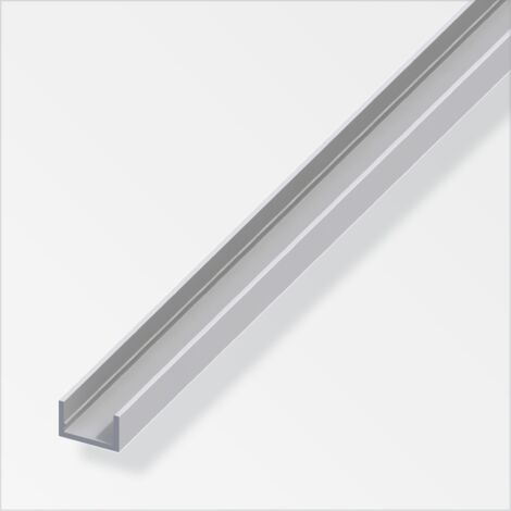 canale u alluminio arg  10x11,5x1,5   1 metro.
