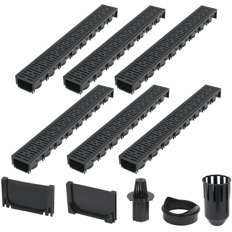 

Canales de drenaje 6 unidades plastico 6 m
