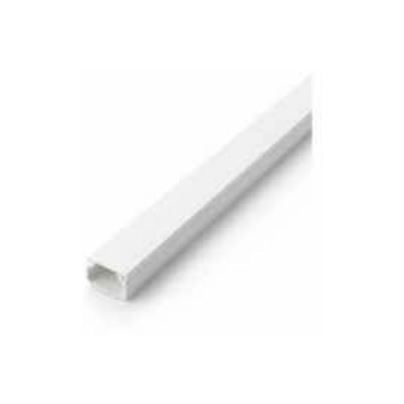 

Canaleta 2 Mtrs 16X16Mm C/Tapa Extr.Blanca Adhs.