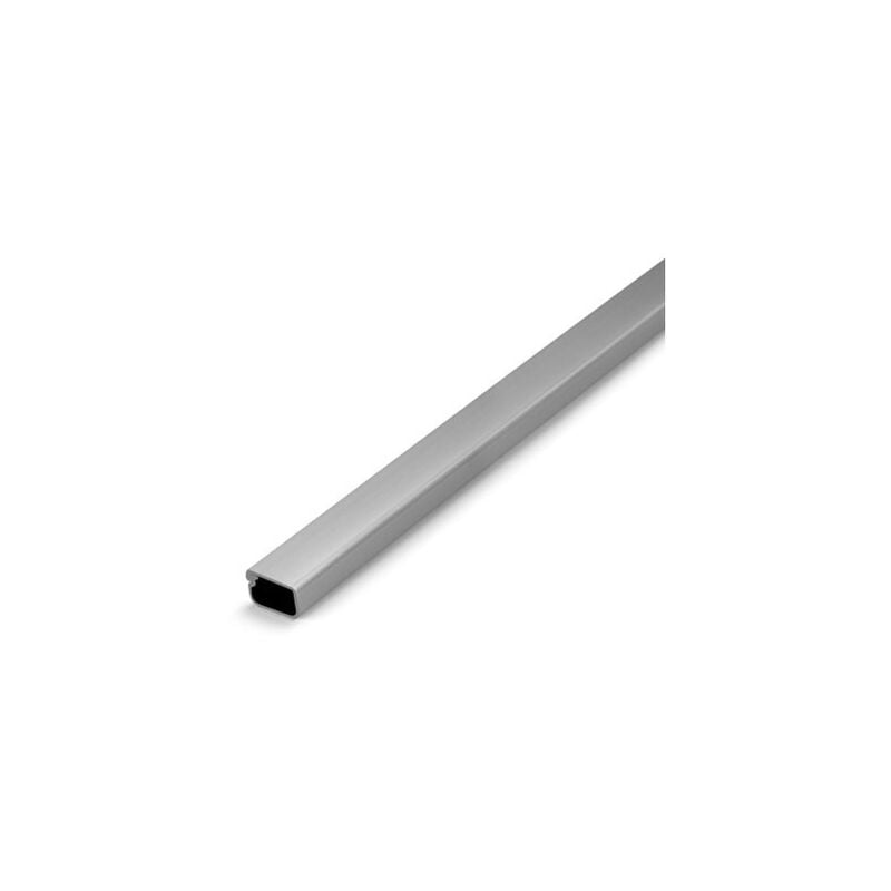 

Canaleta adhesiva con tapa bisagra 16x10mm Gris Metalizado 2m 2407 - Inofix