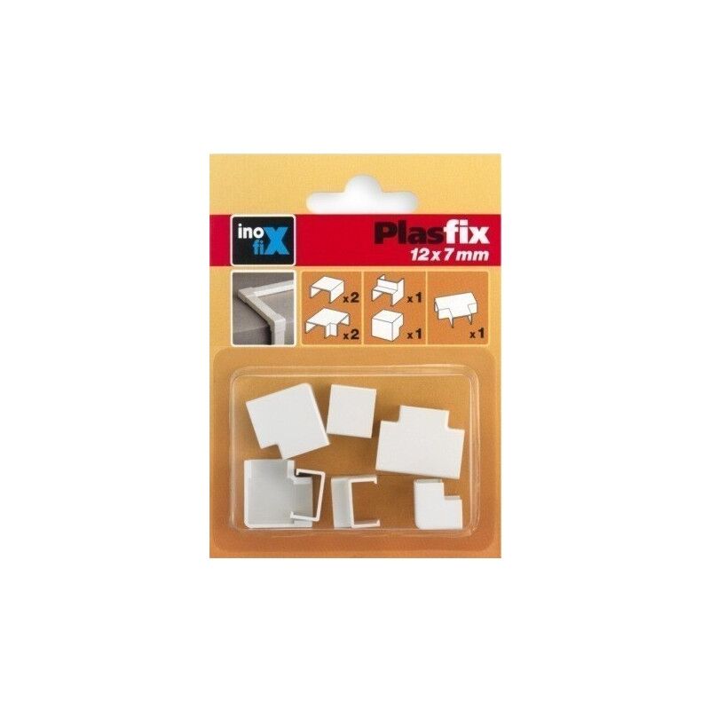 

Canaleta Electricidad 12X7Mm Pvc Blanco Accesorios - Inofix