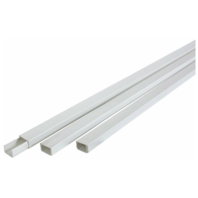 

Canaleta Adhesiva Blanca 2 M, 10X20 Mm.