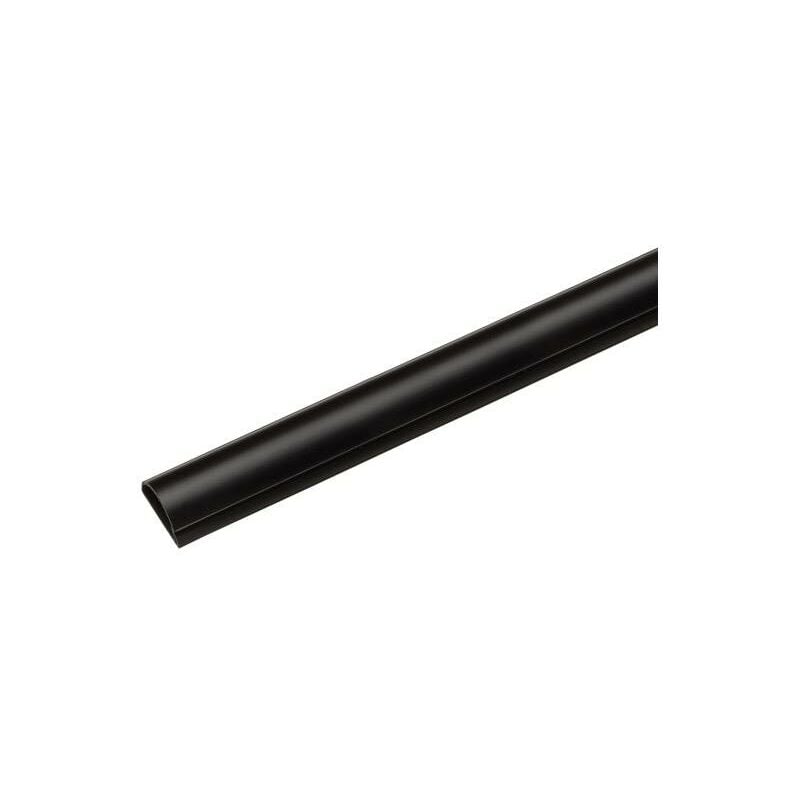 

Canaleta semicircular 1metro NEGRO 30X15
