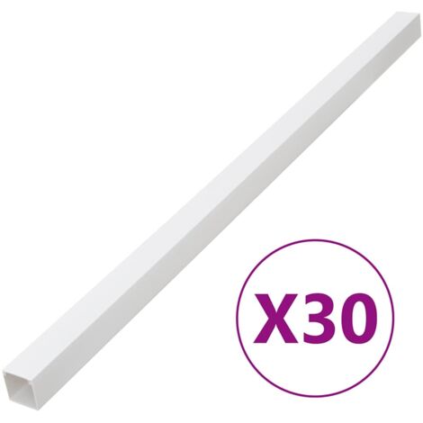 Canaletas para cables PVC 33x33 mm 30 m