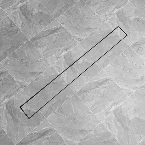 vidaXL Canaletta Scarico Doccia Bagno Acciaio Inox Drenaggio Misure Diverse