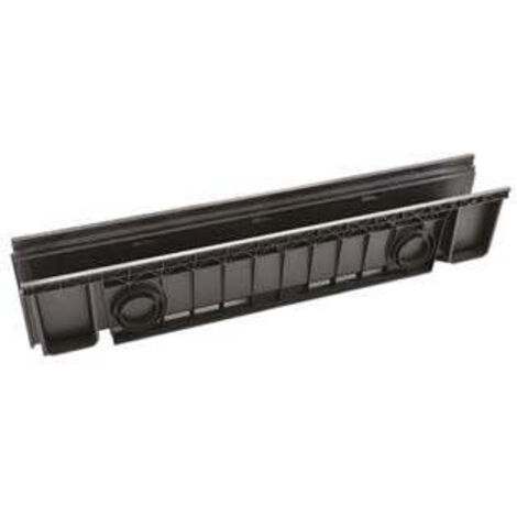 Canaletta In Abs Cm.100 Nera - cm.100x13x15h