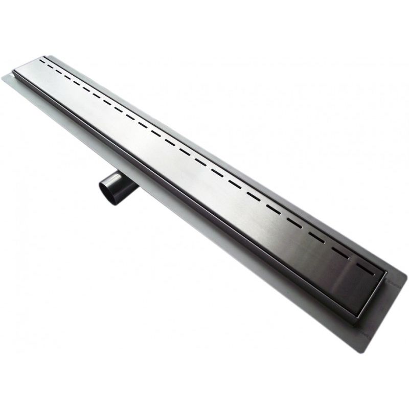 Bernstein - Canalina per doccia G014 - scarico doccia in acciaio inox - per docce walk-in - lunghezza specificata 700mm