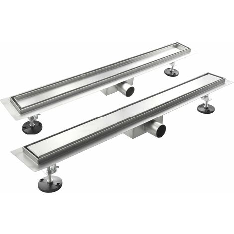 Sifone Doccia A Pavimento.Canalina Di Scarico Per Piatto Doccia A Pavimento Acciaio Inox Modello Linea 60 Canlinea60