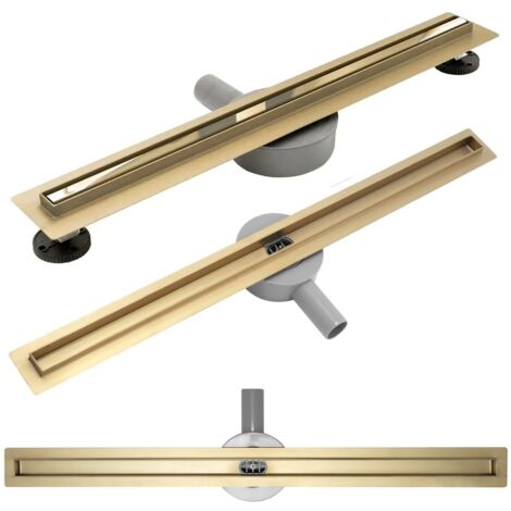 Canalina di scarico Rea Neo Slim Mirror Gold Pro 60 - Oro