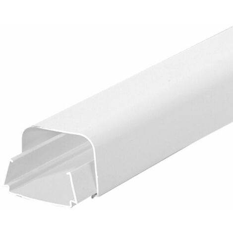2mt Canalina adesiva 12x12 mm per cavi elettrica in plastica passacavi  bianco coprifili a parete con
