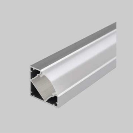 Canalina per strip led '5103' 19x19 mm, larghezza interna max. 12,1 mm  - barra 2 mt