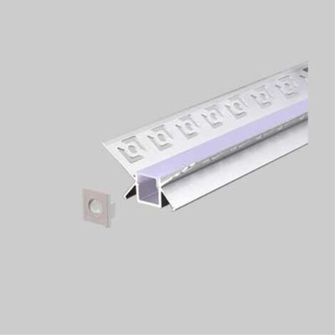 Canalina per strip led '5166' 12x24 mm  - barra 2 mt
