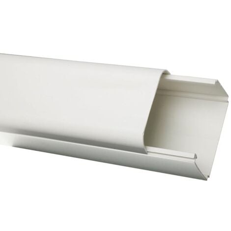 Canalina per tubi in barra con coperchio 90x65mm