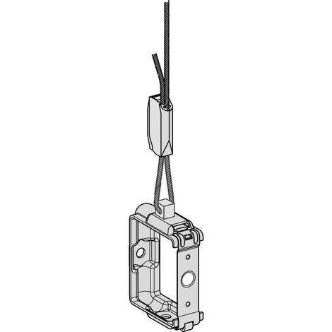 Canalis KBB - étrier universel pour cable acier (KBB40ZFSU)