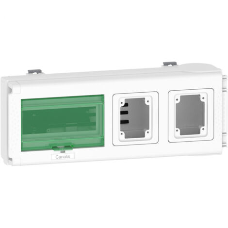 Canalis KNA - connecteur de dérivation 32A - 2 prises domestiques NF - KNB32CP11F