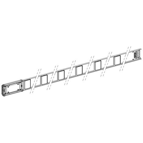 Canalis KNA - élément droit 63A - 3m blanc 6 fenêtres (KNA63ED4306)