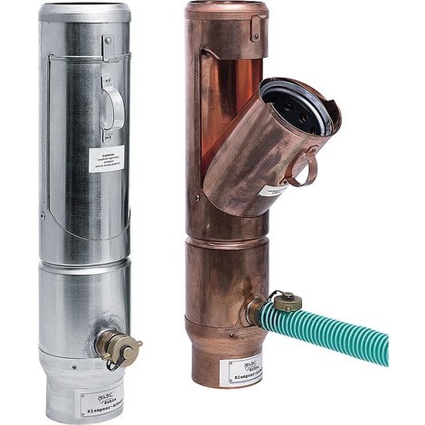 Canalisation d'eaux pluviales Zinc 87 mm