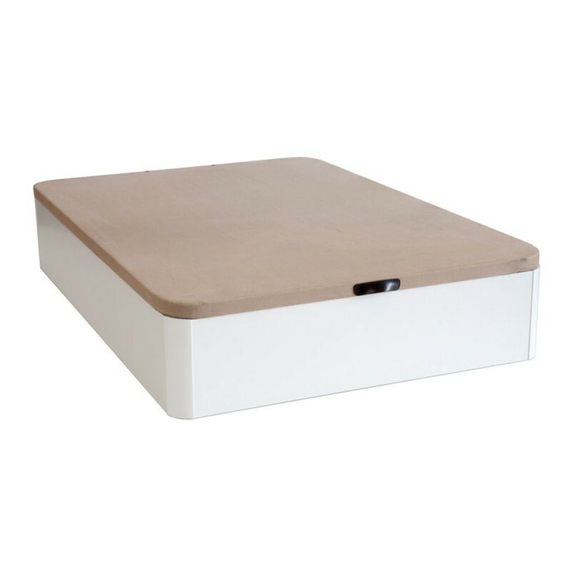 

Mirakemueble - Canapé abatible Ebro 135 x 190 cm Base 3D - Blanco