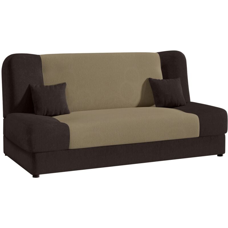 Mobilier1 - Canapé convertible Comfivo 124, Alova 07 + Alova 68, Boîte de literie, 0, 86x195x87cm