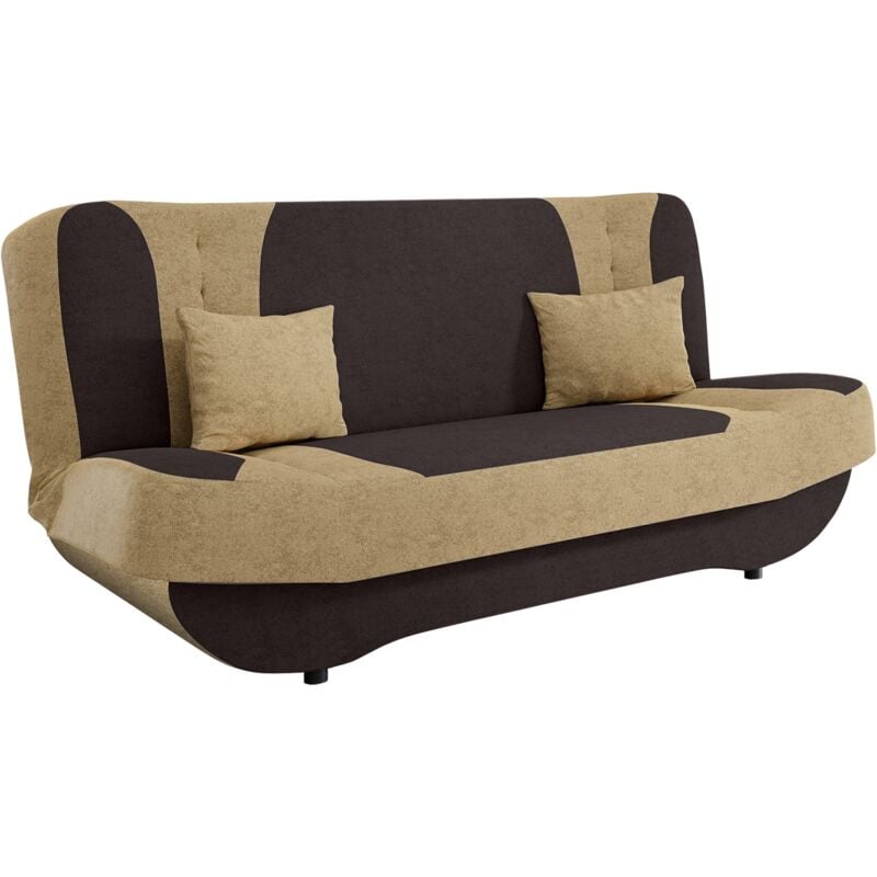 Mobilier1 - Canapé convertible Comfivo 239, Alova 68 + Alova 07, Boîte de literie, 0, 94x190x90cm