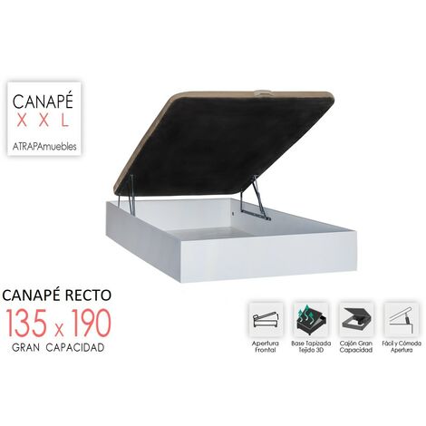 Canape 135x190 RECKTO Blanco